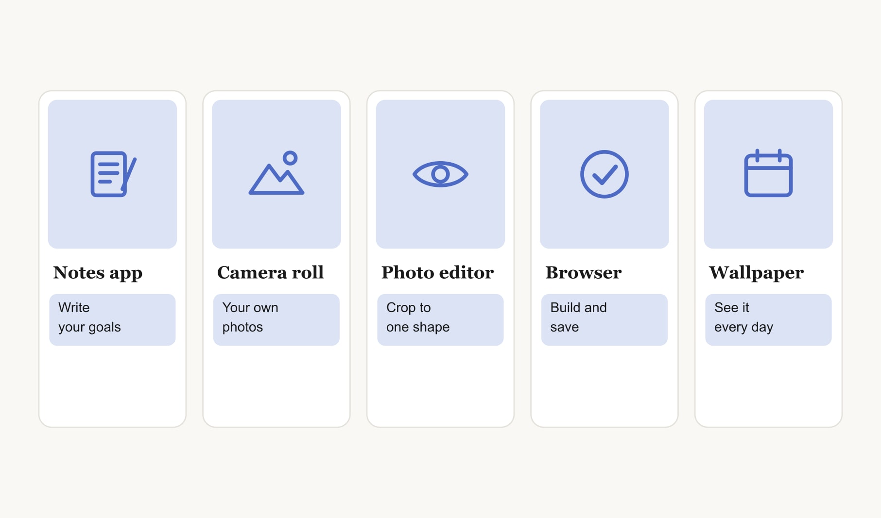 Five things you already own that show how to make a digital vision board for free, from notes to wallpaper