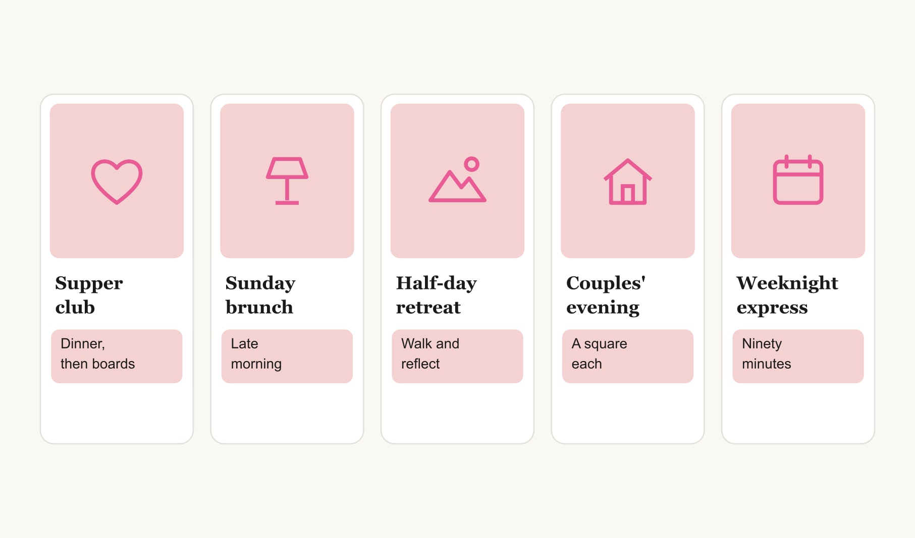 Five vision board party ideas for adults: supper club, Sunday brunch, half-day retreat, couples and weeknight